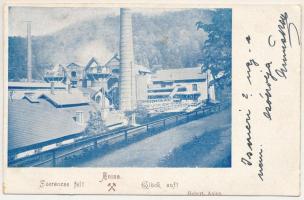 1903 Anina, Stájerlakanina, Steierdorf; Szerencse fel! Bánya. Hubert kiadása / Glück auf! / mine (EK...