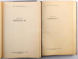 Rühl Lajos: Hajózástan I. és III. kötet. Bp.,1967, Közlekedési Dokumentációs Vállalat. Kiadói egészv...