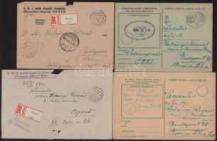 1942-1944 Kubányi Kornél fiának tábori postai levelezőlapjai
