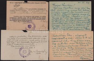 1942-1944 Kubányi Kornél fiának tábori postai levelezőlapjai