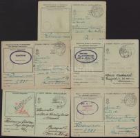 1942-1944 Kubányi Kornél fiának tábori postai levelezőlapjai