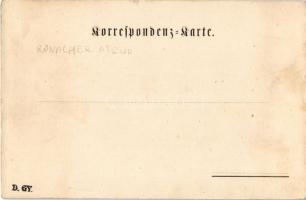 Pola, Pula; Marine-Casino Ronacher-Abend 1902. K.u.K. Kriegsmarine / Ronacher-est (a bécsi Ronacher ...