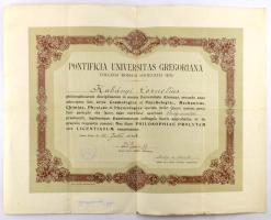 1908-1909 Kubányi Kornél nevére kiállított egyházi iratok