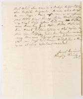 1856 Kenessey Károly Pettendről Gyónra írt levele Sigray Lajosnak peres ügyben
1856 3kr Velencze Eö...