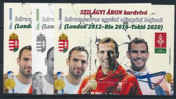 2020 Szilágyi Áron 3 db-os emlékív garnitúra