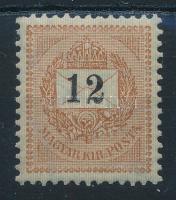 1889 12kr 12: 11 3/4 fogazással, luxus minőségben