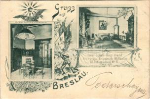 1898 Wroclaw, Breslau; Grenadier-Regiment Kronprinz Friedrich Wilhelm (II. Schlesisches) No. 11. Cas...