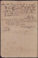 1807 Nagykőrös a Hangyás család két tagja Hangyás János és Hangyás Dávid előzetes felhatalmazó level...