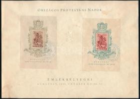 1939 Országos Protestáns Napok 2 klf emléklap