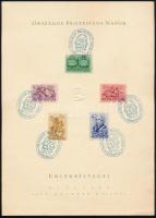 1939 Országos Protestáns Napok 2 klf emléklap