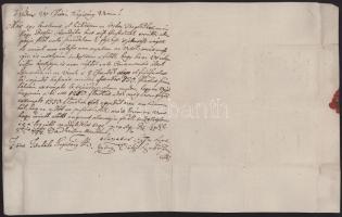 1791 Szentgyörgyvölgyi Szabó Ferenc Ceglédre Irsai Szabó Jánosnak írt levele