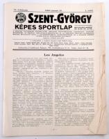 1930 Szent György Képes SportlapVI. évf. 1. szám