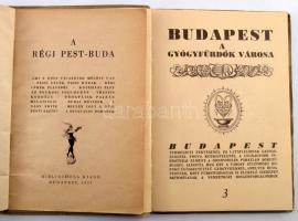 2 helytörténeti kiadvány: Budapest a gyógyfürdők városa + A régi Pest-Buda
