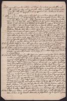 1784 Nagykőrös Mokcsay és Vékey László közötti szerződés 1859-es hiteles másolata