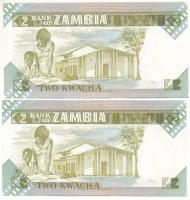 Zambia 1980-1988(DN) 2K (2x) sorszámkövetők "86/B 677112 - 86/B 67713" T:UNC
Zambia 1980-...
