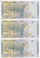 Szíria 2021. 50P (3x) sorszámkövetők "S/02 5837770 - S/02 5837772" T:UNC
Syria 2021. 50 P...