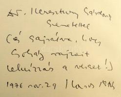 4 db dedikált könyv: Kormos István-Csohány Kálmán: Szegény Yorick, Al Kostan Nemet a mór, Horváth Is...