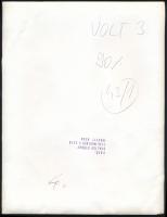 Stalter György (1956- ): Cím nélkül, hátulján pecséttel jelzett, vintage fotóművészeti alkotás. Zsel...