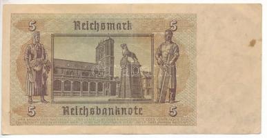 Német Harmadik Birodalom 1942. 5M "N 16579510" T:F
German Third Empire 1942. 5 Reichsmark...