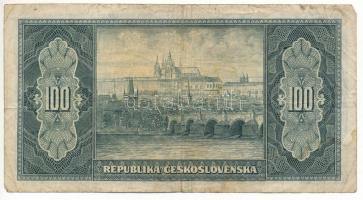 Csehszlovákia 1945. 100K "MC257,808" T:F,VG
Czechoslovakia 1945. 100 Korun "MC257,80...