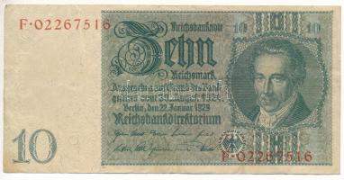 Német Harmadik Birodalom 1945. (1929) 10M "F02267516" T:F
German Third Reich 1945. (1929)...