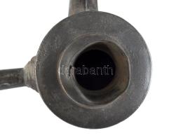 Antik olajozó, fa fogóval, m: 18 cm