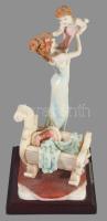 Anya gyermekével asztaldísz, rezin, m: 30 cm