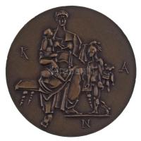 Kiss Nagy András (1930-1997) DN "Semmelweis Ignác 1818-1865" kétoldalas bronz emlékérem &q...