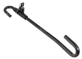 Kormányzár, kulcsával, h: 55 cm