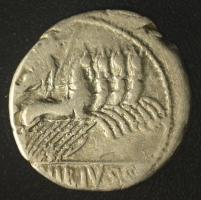 Róma, Köztársaság Kr.e. 90 / Denarius Ag (3,88g) T:XF,VF
Roman Republic 90 BC / Denarius Ag "P...