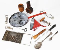 Doboznyi konyhai eszköz tétel, ritkább darabokkal