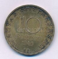1948. 10Ft Ag "Széchenyi" T:XF,VF patina
Adamo EM2
