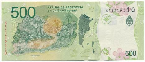 Argentína 2020-2022. 500P "65121951Q" T:AU
Argentina 2020-2022. 500 Pesos "65121951Q...