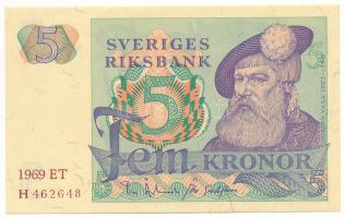 Svédország 1969. 5K "H 462648" T:XF
Sweden 1969. 5 Kronor "H 462648" C:XF
Krau...