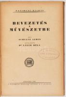 Schultz Alwin: Bevezetés a művészetbe. Bp., 1922, Pantheon. Kiadói kissé kopott félvászon-kötés, sér...