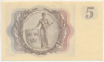 Svédország 1960. 5K "QB 431547" T:XF,VF
Sweden 1960. 5 Kronor "QB 431547" C:XF,...