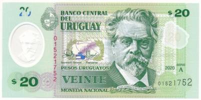 Uruguay 2020. 20P "A 01521752" T:UNC
Uruguay 2020. 20 Pesos "A 01521752" C:UNC
...