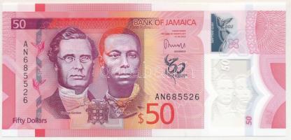 Jamaika 2022. 50$ polimer "A függetlenség 60. évfordulója", "AN685526" T:UNC
Ja...
