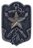 Japán 1937-1945. "Haditengerészeti Veterán Jelvény" fém jelvény, függőleges tűvel (45x28mm...