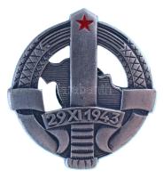 Jugoszlávia 1943. "29 XI 1943 (Demokratikus Föderatív Jugoszláv Köztársaság megalakulása)"...