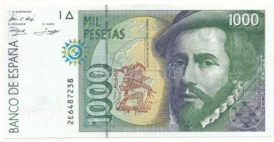 Spanyolország 1992. 1000P T:XF
Spain 1992. 1000 Pesetas C:XF
Krause P#163