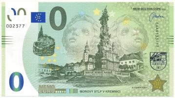 2018. 0E szuvenír bankjegy "Kassai Állami Színház" T:VF,F szép papír
Slovakia 2018. 0 Eur...