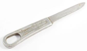 1944 amerikai alumínium katonai kés, jelzett, h: 17,5 cm