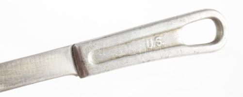 1944 amerikai alumínium katonai kés, jelzett, h: 17,5 cm