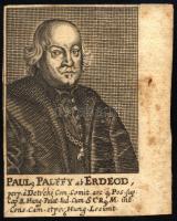 ca 1650 Erdődi Pálffy Pál (1580-as évek vége 1653) Magyarország országbírója és nádora rézmetszetű p...