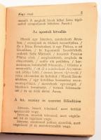 1941 Imakönyv, benne a "M. Kir. 31. Honvéd Harckocsi Zászlóalj Távbeszélő Szakasz" pecsétj...