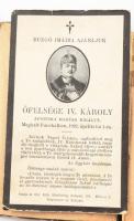 1941 Imakönyv, benne a "M. Kir. 31. Honvéd Harckocsi Zászlóalj Távbeszélő Szakasz" pecsétj...