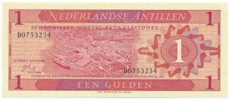 Holland Antillák 1970. 1G "D0753234" T:UNC
Netherlands Antilles 1970. 1 Gulden "D075...