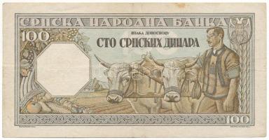 Szerbia / Német megszállás 1943. 100D "H.0152 350" T:F
Serbia / German occupation 1943. 1...