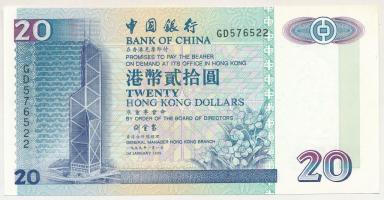 Hongkong 1999. 20$ T:AU
Hong Kong 1999. 20 Dollars C:AU
Krause P#329